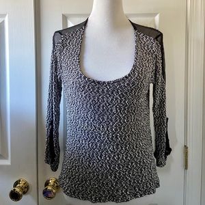 A Coin 1804 grey knitted top for women